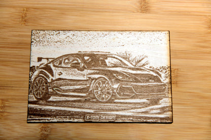 Ihre Erinnerungen in Holz graviert