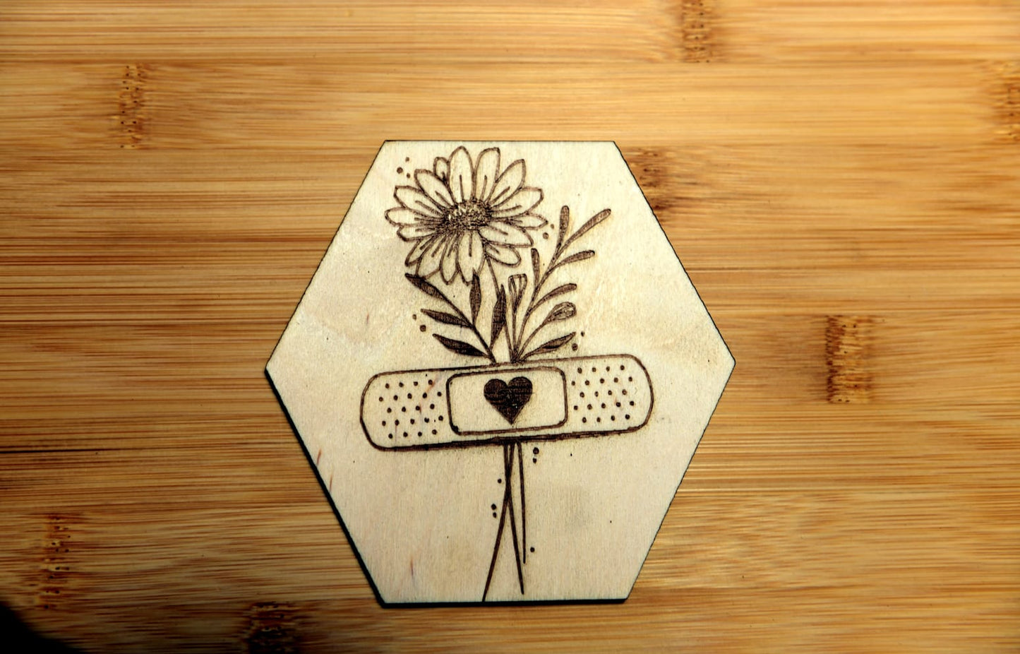 personalisierter Holzkühlschrankmagnet